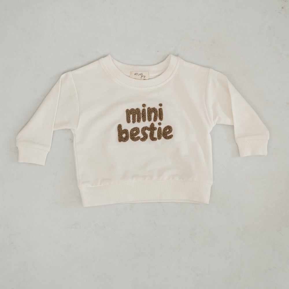 Atlas Grey Mini Bestie Crewneck